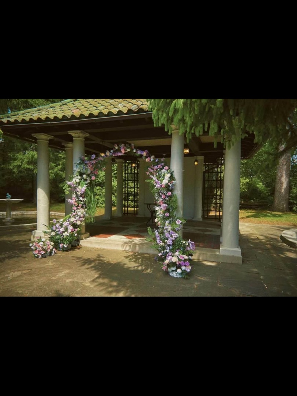 Wedding floral Archway